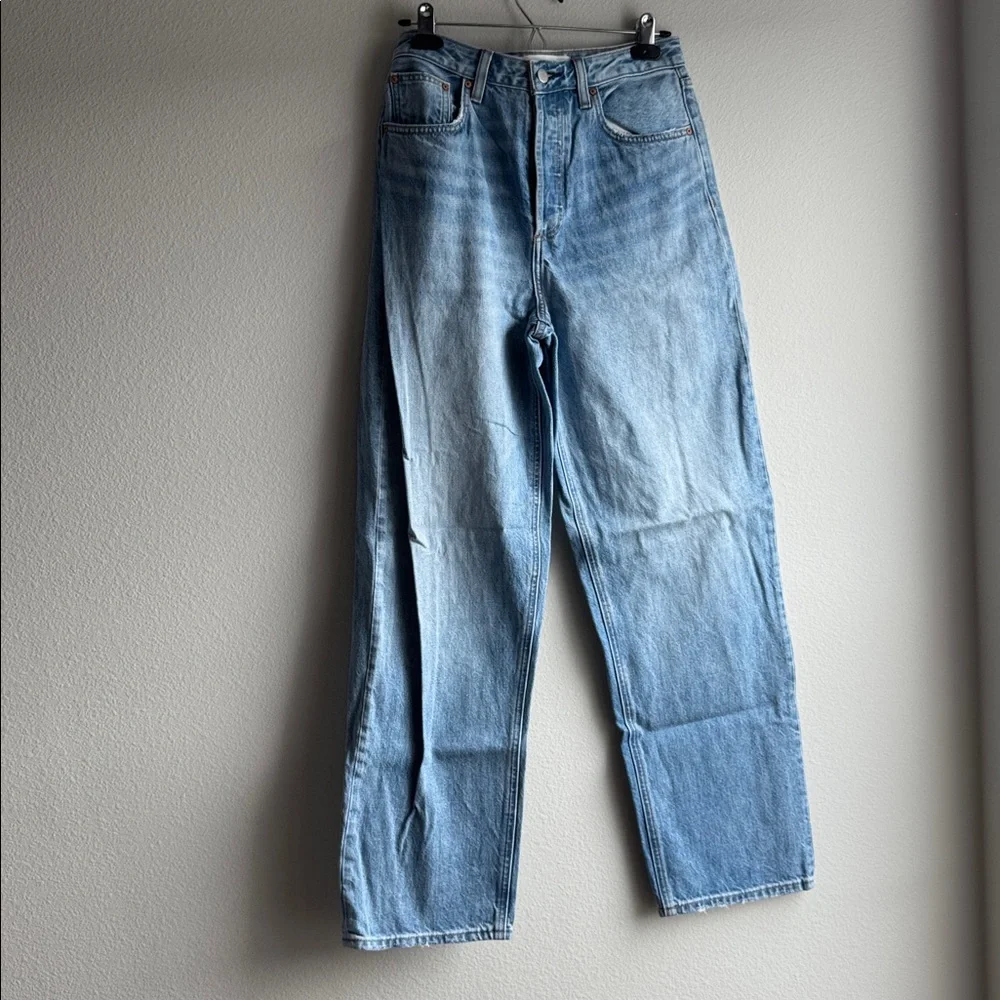 Aritzia Denim Forum Mia High Rise Curve 3l Jeans Size 27 - Picture 3 of 4